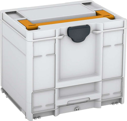 Systainer³ Combi M 337, Light Grey with Daffodil Yellow lid handle and Anthracite catches