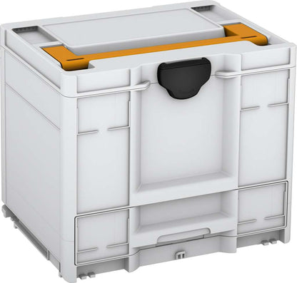 Systainer³ Combi M 337, Light Grey with Daffodil Yellow lid handle and Black catches