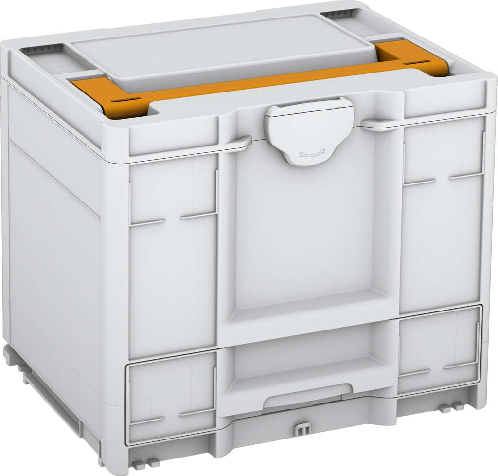 Systainer³ Combi M 337, Light Grey with Daffodil Yellow lid handle