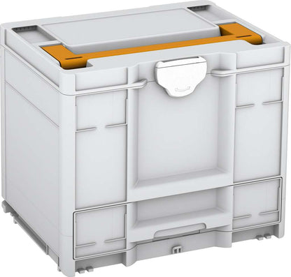 Systainer³ Combi M 337, Light Grey with Daffodil Yellow lid handle and White catches