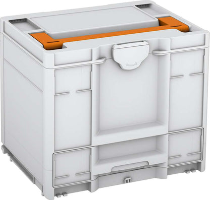 Systainer³ Combi M 337, Light Grey with Deep Orange lid handle