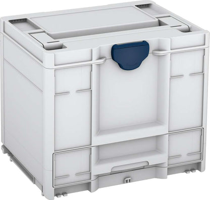 Systainer³ Combi M 337, Light Grey with Sapphire Blue catches