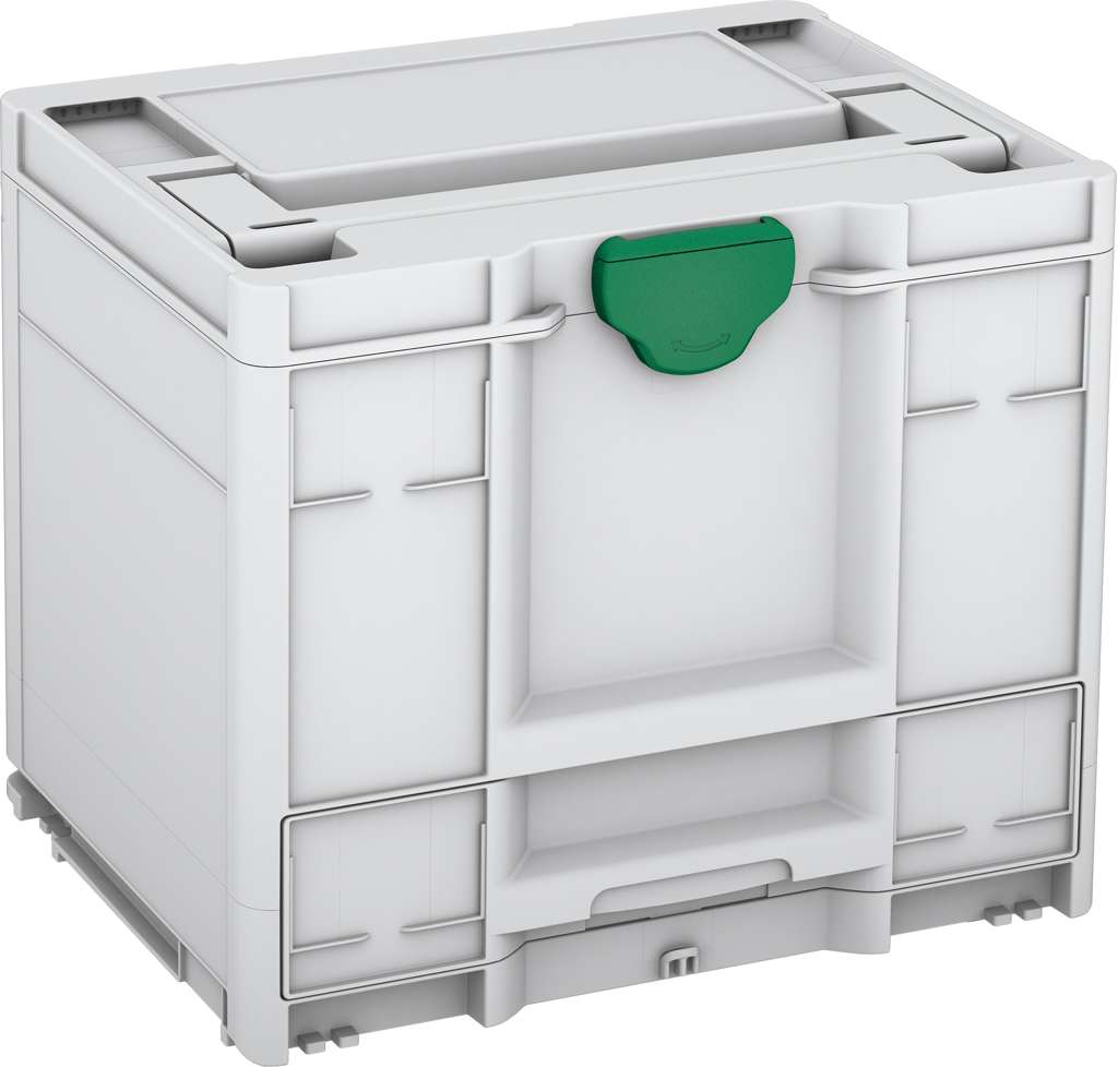 Systainer³ Combi M 337, Light Grey with Signal Green catches