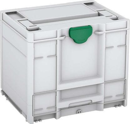 Systainer³ Combi M 337, Light Grey with Signal Green catches