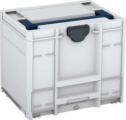 Systainer³ Combi M 337, Light Grey with Sapphire Blue lid handle and Anthracite catches