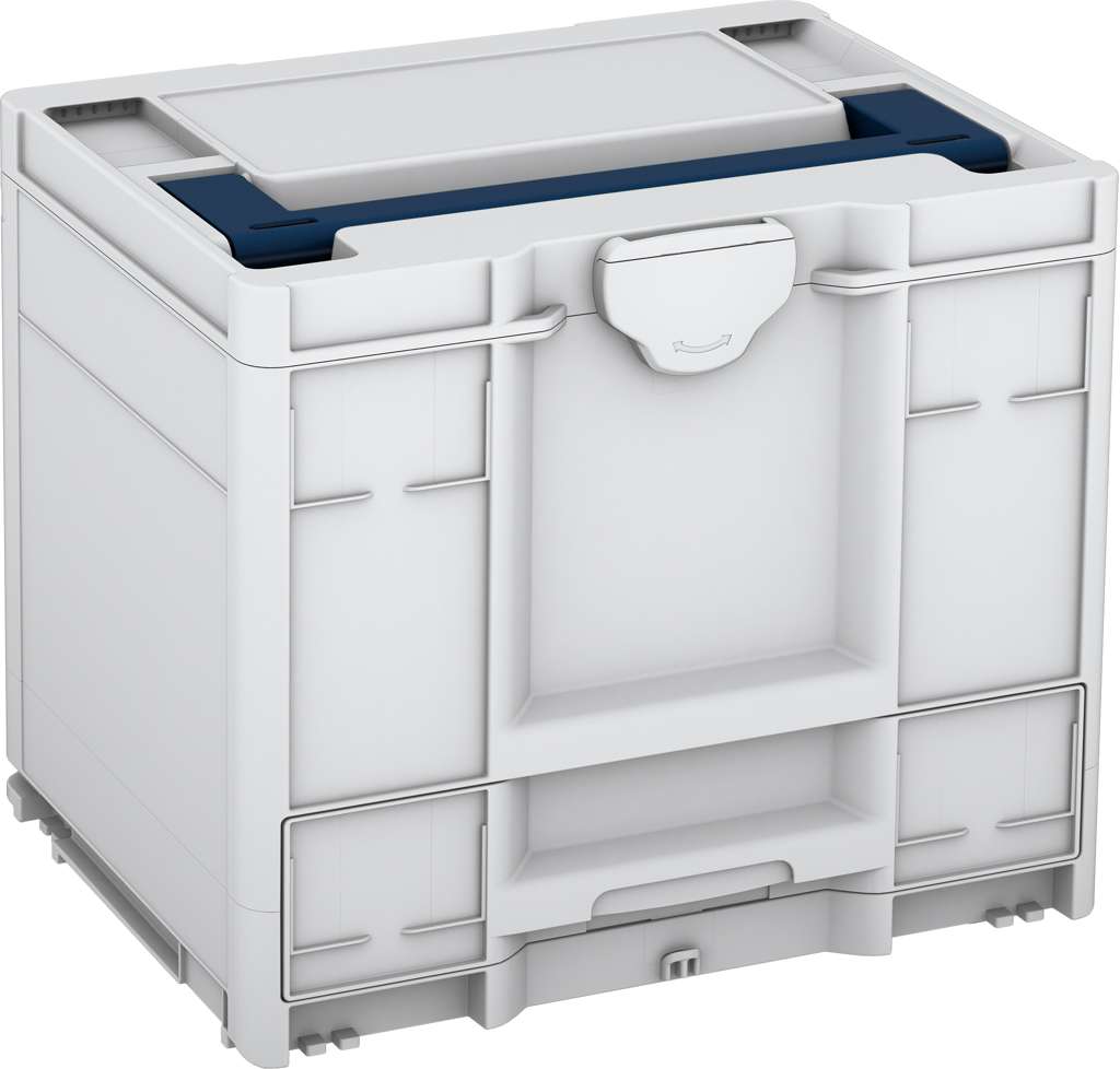 Systainer³ Combi M 337, Light Grey with Sapphire Blue lid handle