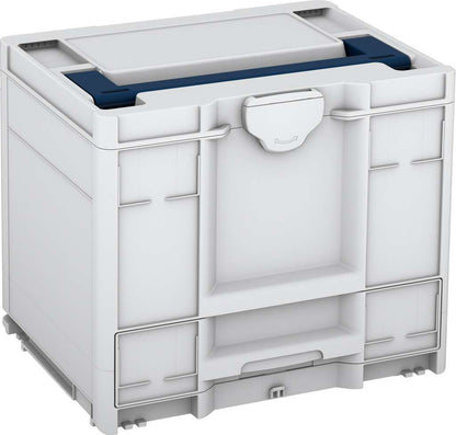 Systainer³ Combi M 337, Light Grey with Sapphire Blue lid handle