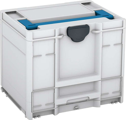 Systainer³ Combi M 337, Light Grey with Sky Blue lid handle and Anthracite catches