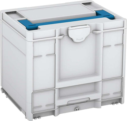 Systainer³ Combi M 337, Light Grey with Sky Blue lid handle