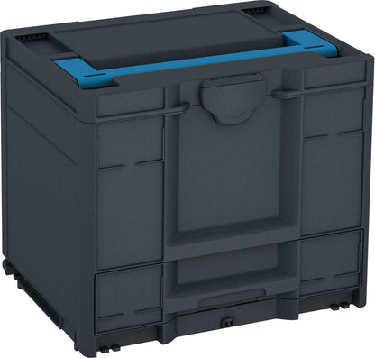 Systainer³ Combi M 337, Anthracite with Sky Blue lid handle