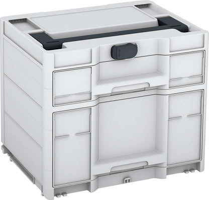 Systainer³ Sortainer/2 M 337, Light Grey with Anthracite lid handle and Anthracite catches