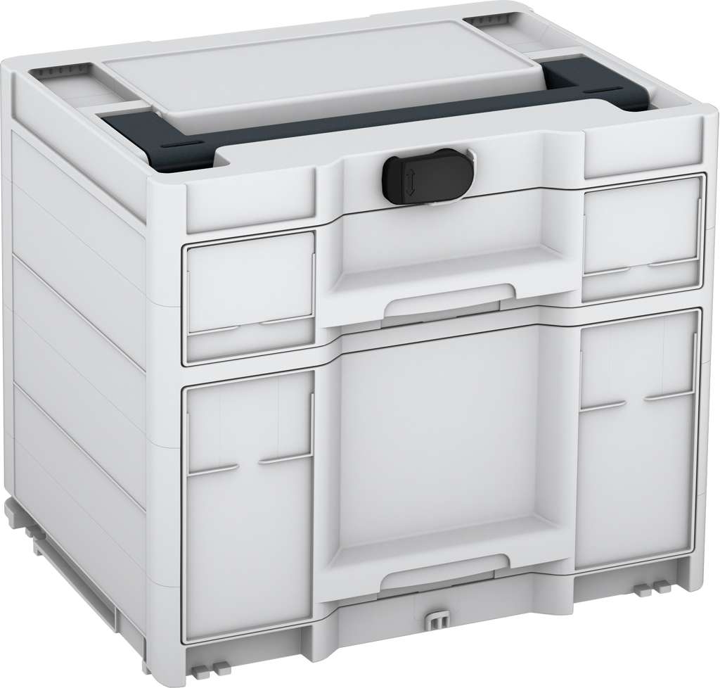 Systainer³ Sortainer/2 M 337, Light Grey with Anthracite lid handle and Black catches