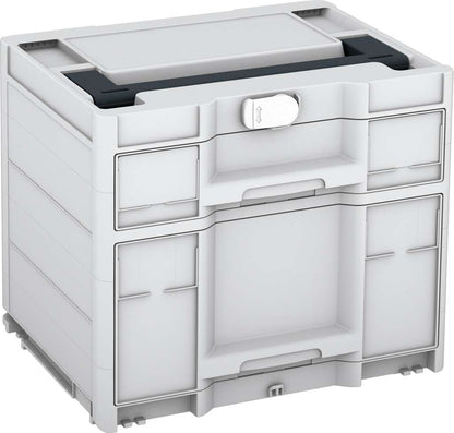 Systainer³ Sortainer/2 M 337, Light Grey with Anthracite lid handle and White catches