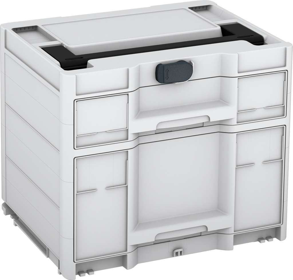 Systainer³ Sortainer/2 M 337, Light Grey with Black lid handle and Anthracite catches