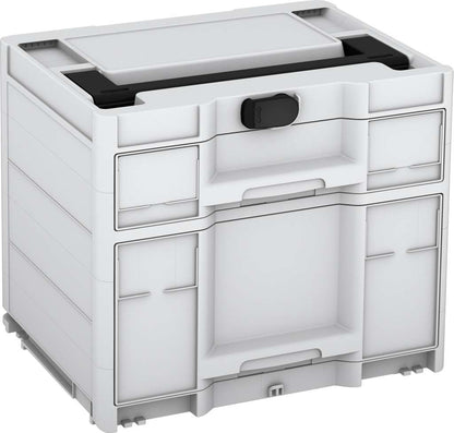 Systainer³ Sortainer/2 M 337, Light Grey with Black lid handle and Black catches