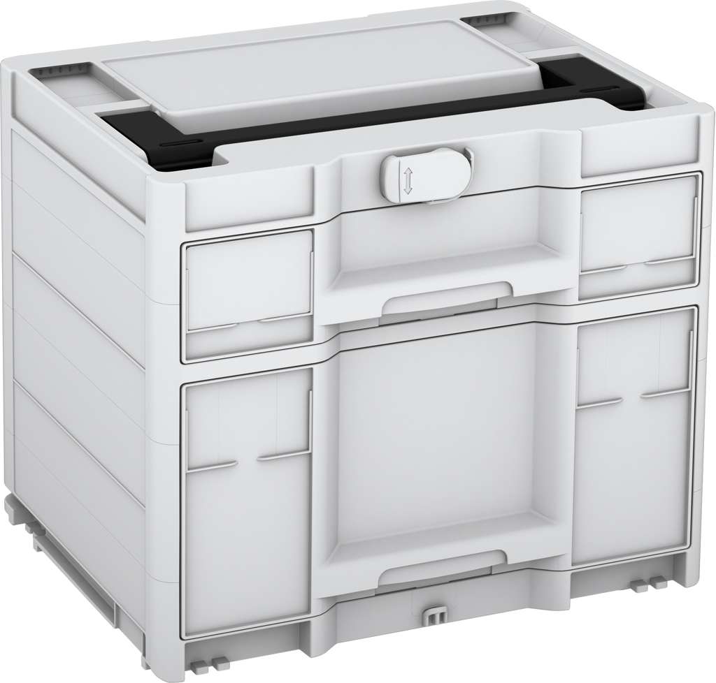 Systainer³ Sortainer/2 M 337, Light Grey with Black lid handle