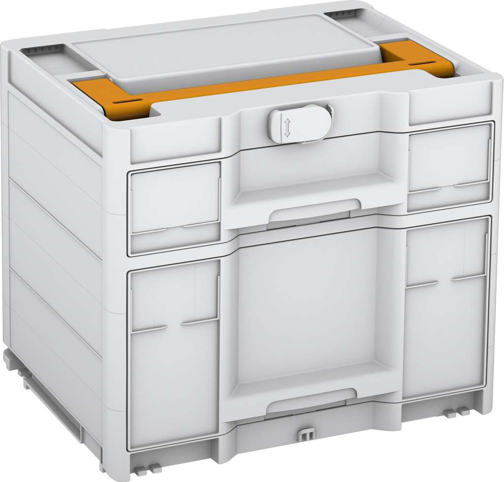 Systainer³ Sortainer/2 M 337, Light Grey with Daffodil Yellow lid handle