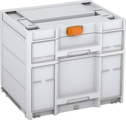 Systainer³ Sortainer/2 M 337, Light Grey with Deep Orange catches