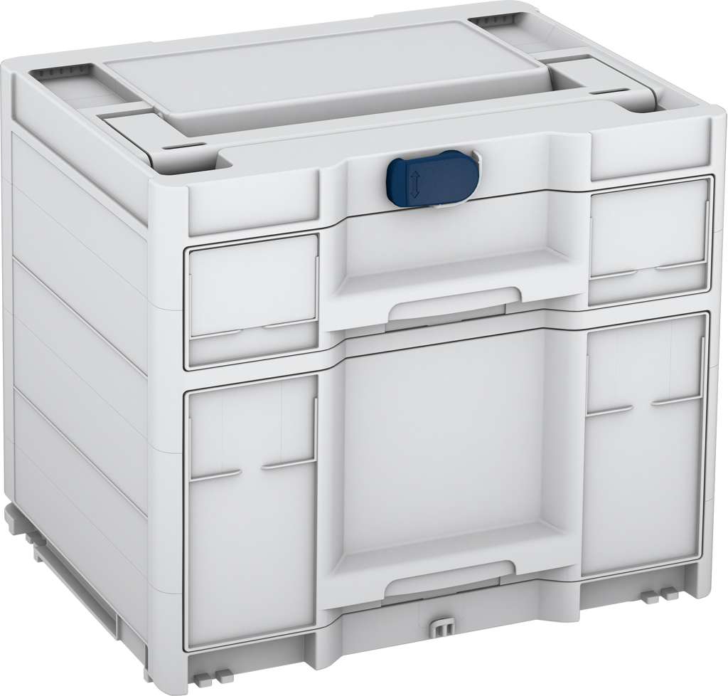 Systainer³ Sortainer/2 M 337, Light Grey with Sapphire Blue catches