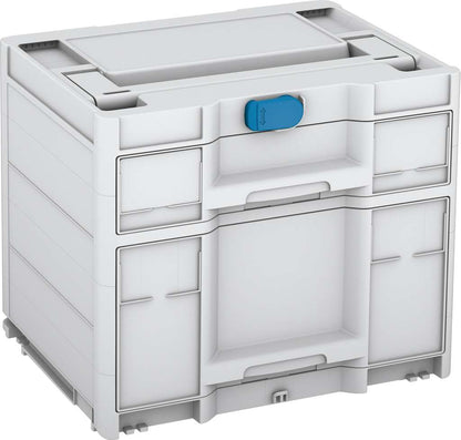 Systainer³ Sortainer/2 M 337, Light Grey with Sky Blue catches