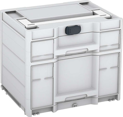 Systainer³ Sortainer/2 M 337, Light Grey with White lid handle and Anthracite catches