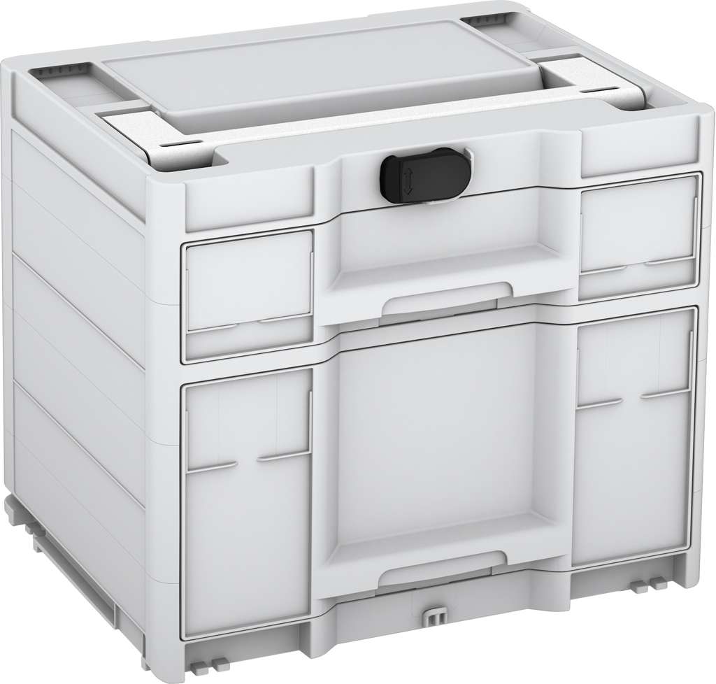 Systainer³ Sortainer/2 M 337, Light Grey with White lid handle and Black catches