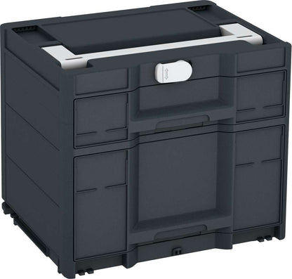 Systainer³ Sortainer/2 M 337, Anthracite with Light Grey lid handle and Light Grey catches