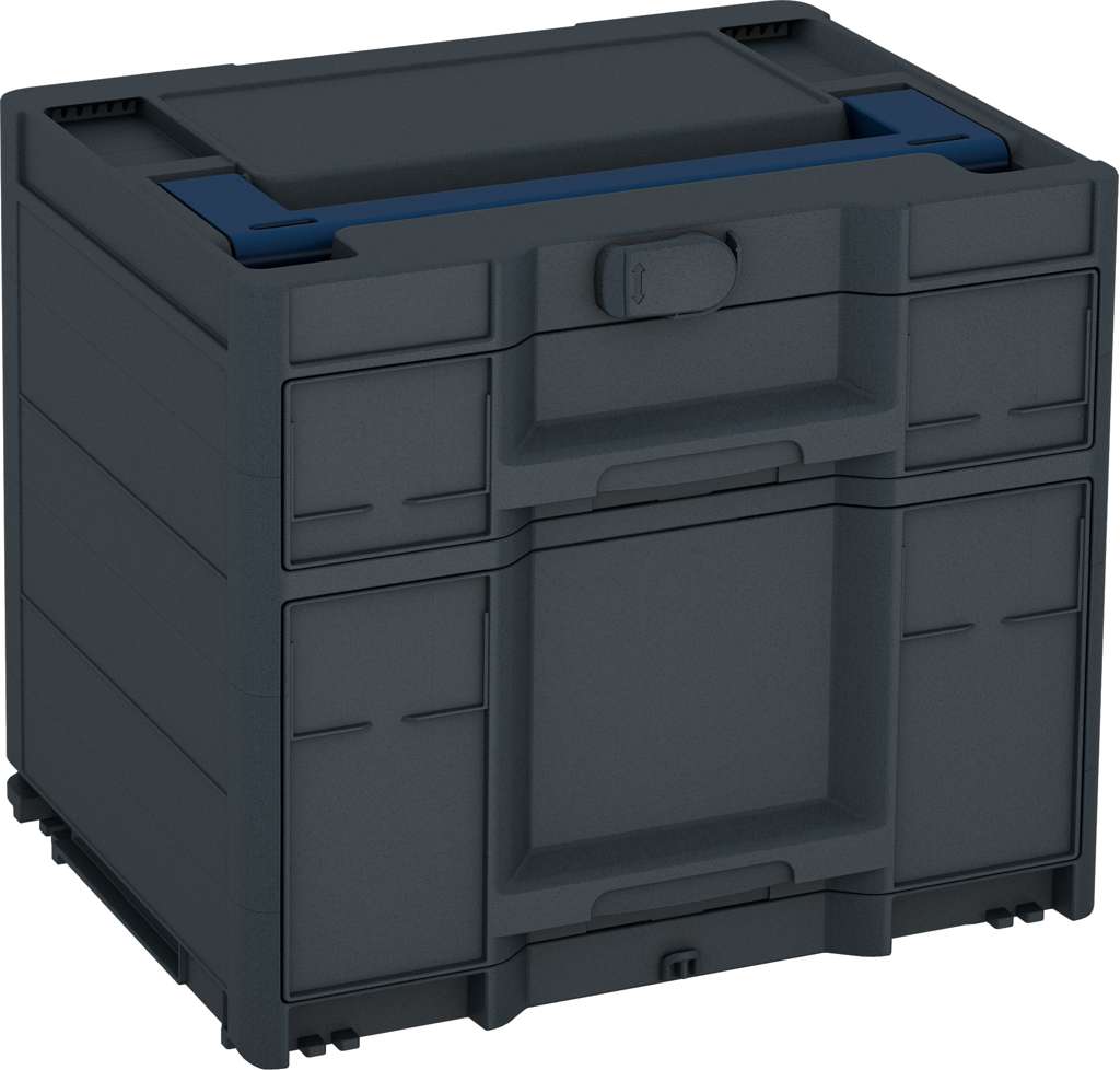 Systainer³ Sortainer/2 M 337, Anthracite with Sapphire Blue lid handle