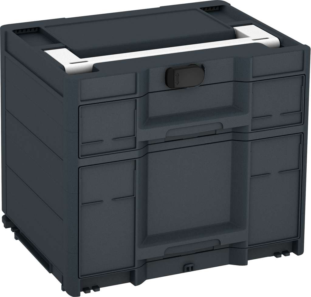Systainer³ Sortainer/2 M 337, Anthracite with White lid handle and Black catches