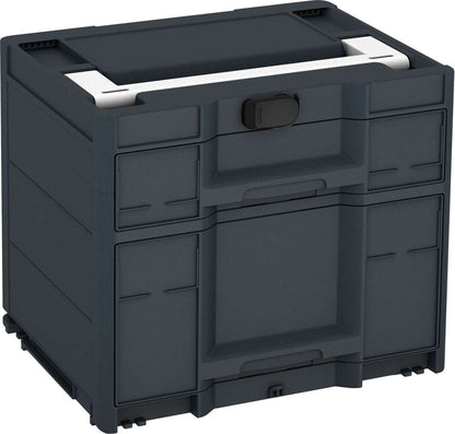 Systainer³ Sortainer/2 M 337, Anthracite with White lid handle and Black catches