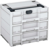 Systainer³ Sortainer/3 M 337, Light Grey with Anthracite lid handle and Anthracite catches