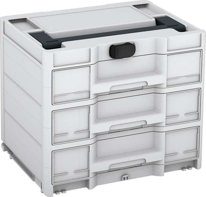 Systainer³ Sortainer/3 M 337, Light Grey with Anthracite lid handle and Black catches