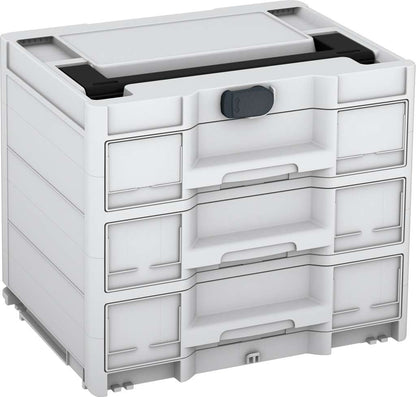 Systainer³ Sortainer/3 M 337, Light Grey with Black lid handle and Anthracite catches