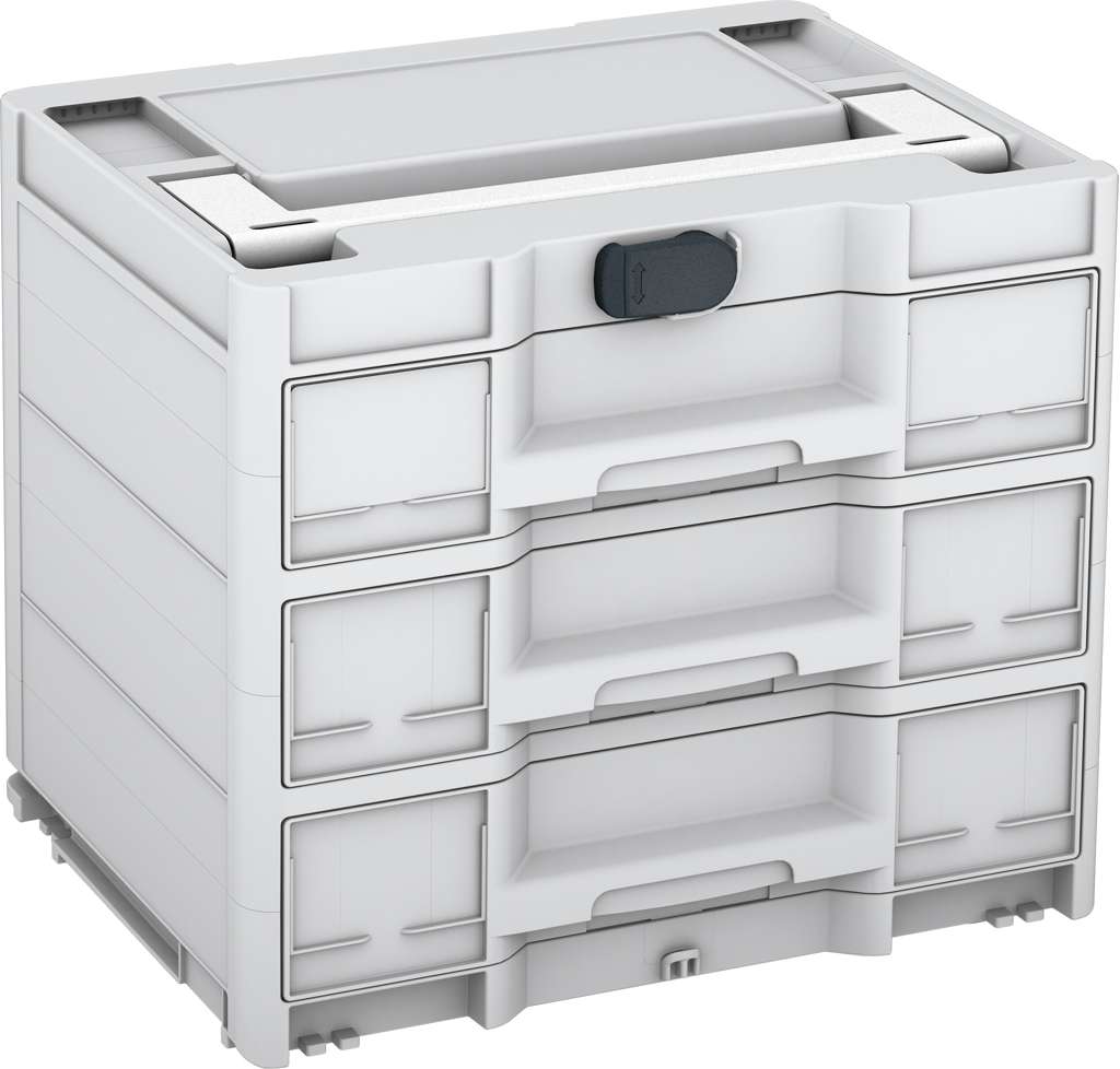 Systainer³ Sortainer/3 M 337, Light Grey with White lid handle and Anthracite catches