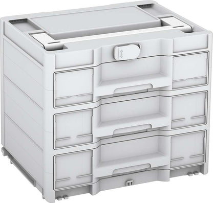 Systainer³ Sortainer/3 M 337, Light Grey with White lid handle