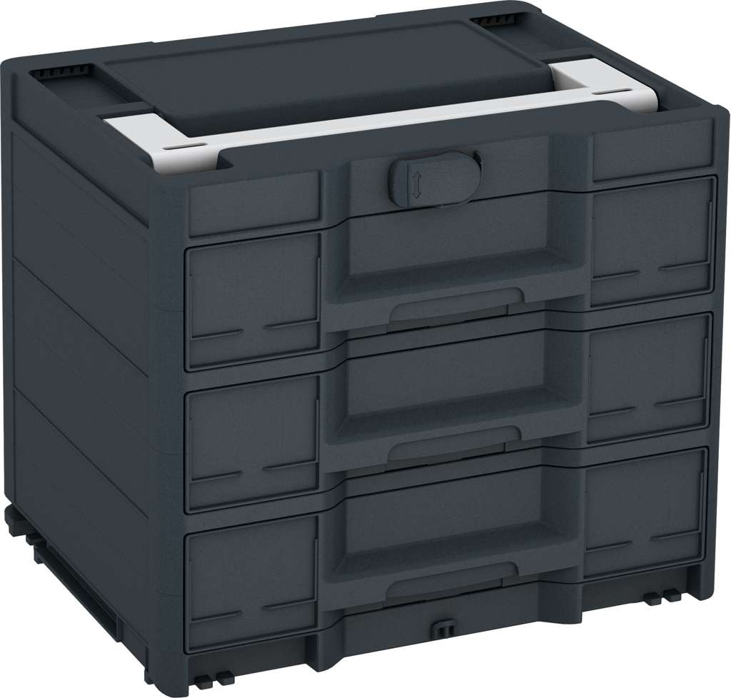Systainer³ Sortainer/3 M 337, Anthracite with Light Grey lid handle