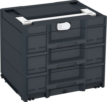 Systainer³ Sortainer/3 M 337, Anthracite with White lid handle and Light Grey catches