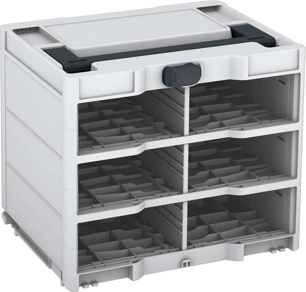 Systainer³ Rack/0 M 337, Light Grey with Anthracite lid handle and Anthracite catches