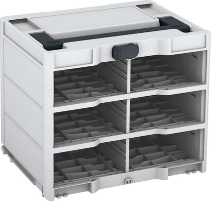 Systainer³ Rack/0 M 337, Light Grey with Anthracite lid handle and Anthracite catches