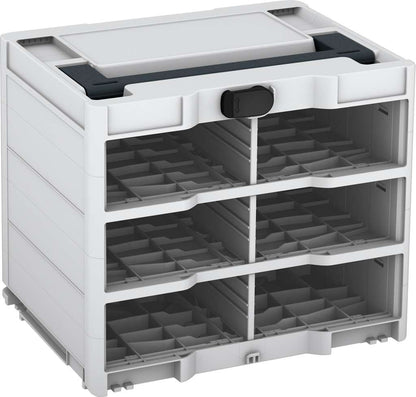 Systainer³ Rack/0 M 337, Light Grey with Anthracite lid handle and Black catches