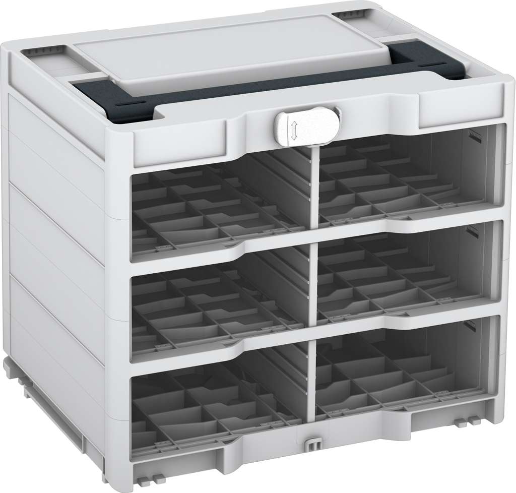 Systainer³ Rack/0 M 337, Light Grey with Anthracite lid handle and White catches