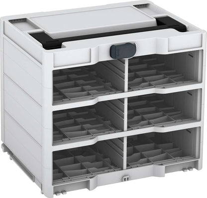 Systainer³ Rack/0 M 337, Light Grey with Black lid handle and Anthracite catches