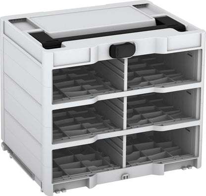 Systainer³ Rack/0 M 337, Light Grey with Black lid handle and Black catches