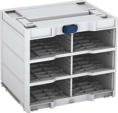 Systainer³ Rack/0 M 337, Light Grey with Sapphire Blue catches