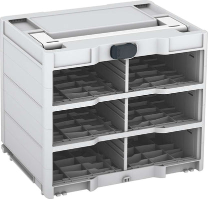 Systainer³ Rack/0 M 337, Light Grey with White lid handle and Anthracite catches
