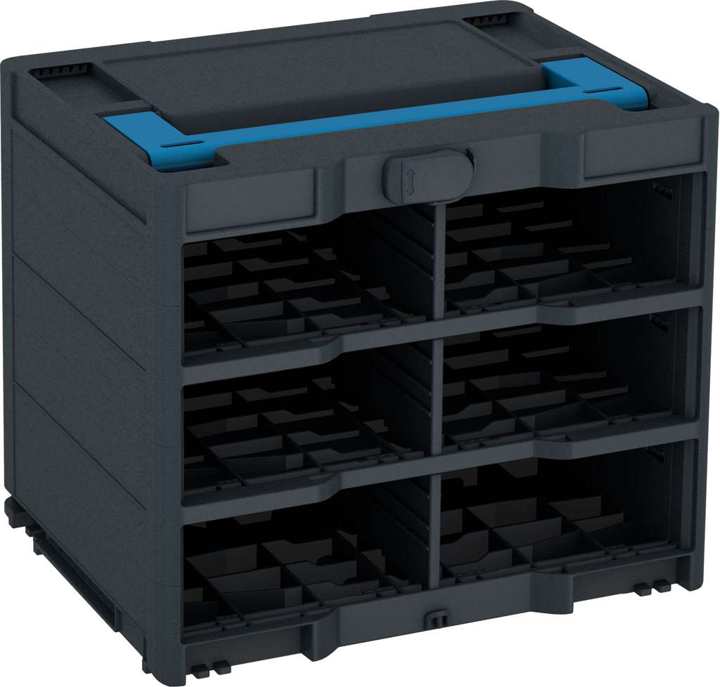 Systainer³ Rack/0 M 337, Anthracite with Sky Blue lid handle