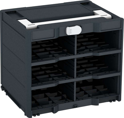 Systainer³ Rack/0 M 337, Anthracite with White lid handle and Light Grey catches