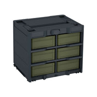 Systainer³ Rack/6 M 337, Anthracite & Olive Green