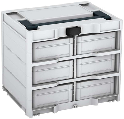 Systainer³ Rack/6 M 337, Light Grey with Anthracite lid handle and Black catches