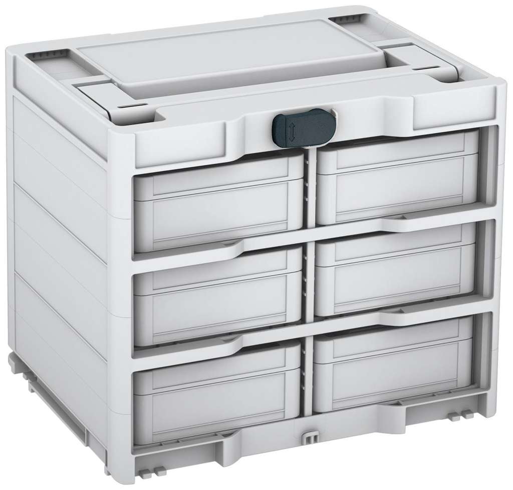 Systainer³ Rack/6 M 337, Light Grey with Anthracite catches